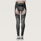 Halloween Leggings Vampire costume Stretchy Pants (Devant)