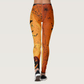 Halloween Leggings Witch Bats Araignées Oh My! (Dos)