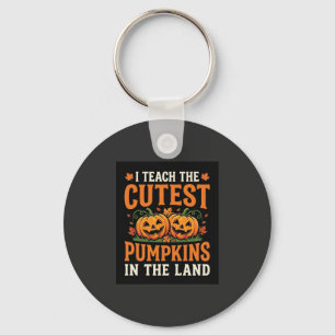 Halloween Leraar Cuteest Pompoenen Ontwerp_1 Sleutelhanger