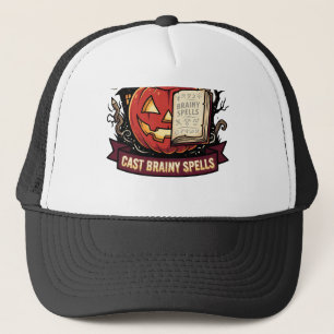 Halloween Leraar Hersenen Magie Trucker Pet