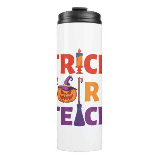 Halloween leraar Trick of Teach Thermosbeker (Voorkant)