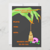 HALLOWEEN LES INVITATIONS DE LA FÊTE D'AFFIRMATION (Dos)