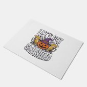 Halloween Let's Get Smashed Pompoen Bier Deurmat (Schuin)