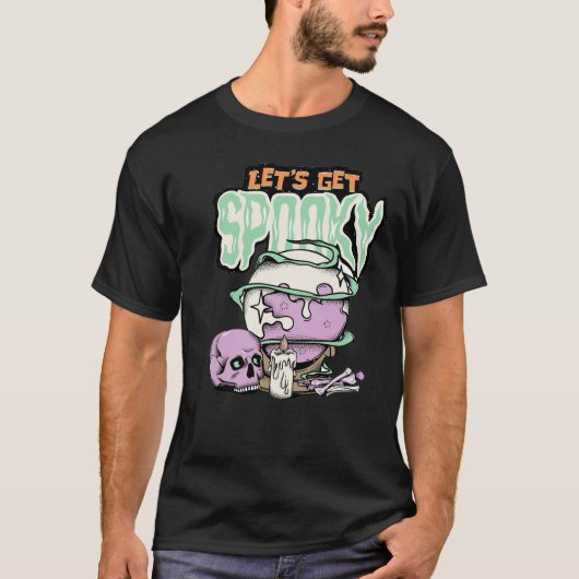 Halloween Let's get Spooky T-Shirt (Voorkant)