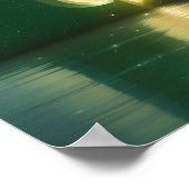 Halloween Letter H Haunted House Kids Classroom  Poster (Hoek)