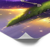 Halloween Letter S Poster Cute Skeleton Alphabet (Coin)