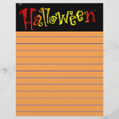 Halloween Letterhead (Voorkant)