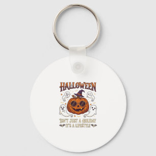 Halloween Levensstijl Pompoen Zonnebril Heksenhoed Sleutelhanger