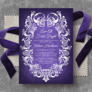Halloween Liefde Op Het Eerste Schrik Verloving Fe Kaart