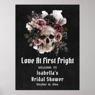 Halloween liefde op het eerste Vrijgezellenfeest w Poster