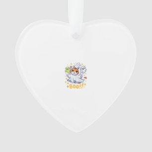 Halloween Lieve Geest Kat Boe Grappige Kat BOE Kat Ornament
