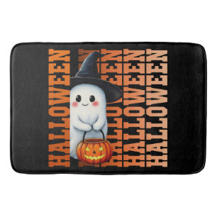 Halloween Lieve Grappige Spook Typografie cadeau i Badmat
