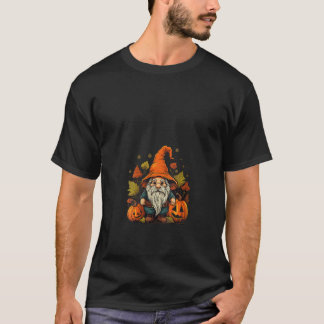 Halloween Lieve Kabouter Herfst V-hals T-shirt