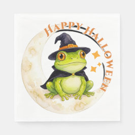 Halloween Lieve Kikker Pad Heks Servet