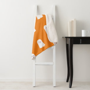 Halloween Lieve Kleine Geest Jongen Sherpa Deken