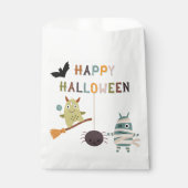 Halloween Lieve Monsters Feest Bedankzakje (Voorkant)
