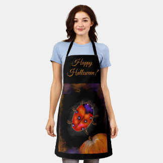 Halloween lieveheersbeestje schort