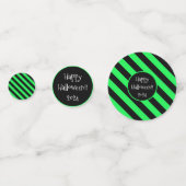 Halloween Lines Papieren Borden Confetti (Achterkanten)