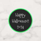 Halloween Lines Papieren Borden Confetti (Kleine voorkant)