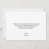 Halloween Little Boo Dank je kaart (Achterkant)