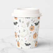 Halloween Little Boo Ghost Schattige Baby shower Papieren Bekers (Achterkant)