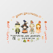 Halloween Little Monsters Window Cling Raamsticker (Vel)