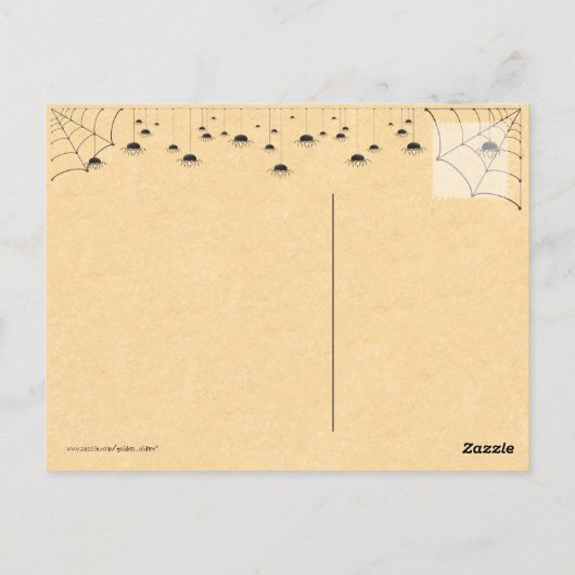 Halloween Little Witch Briefkaart (Achterkant)