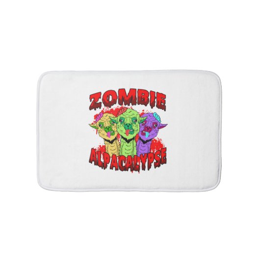 Halloween Llama Alpaca Funny Lama Glama Cool Gift Badmat (Voorkant)