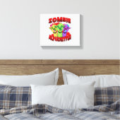 Halloween Llama Alpaca Funny Lama Glama Cool Gift Canvas Afdruk (Insitu (Slaapkamer))