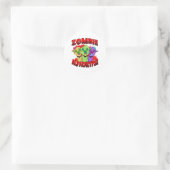 Halloween Llama Alpaca Funny Lama Glama Cool Gift Ronde Sticker (Tas)