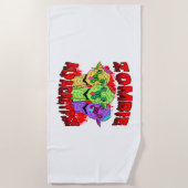 Halloween Llama Alpaca Funny Lama Glama Cool Gift Strandlaken (Voorkant)