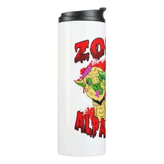 Halloween Llama Alpaca Funny Lama Glama Cool Gift Thermosbeker (Gedraaid links)