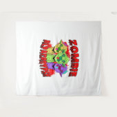 Halloween Llama Alpaca Funny Lama Glama Cool Gift Wandkleed (Voorkant (horizontaal))