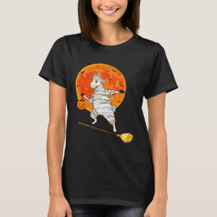 Halloween Llama Mummie Kostuum vrouwen mannen kind T-shirt