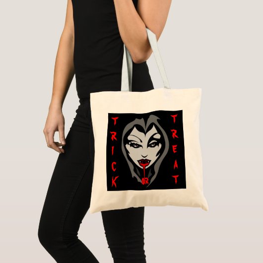 Halloween Loot Bag Vampire Canvas tas (Voorkant (product))