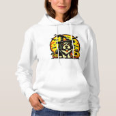 Halloween Lowchen hond Hoodie (Voorkant)