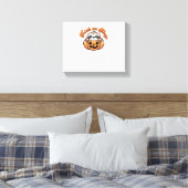 Halloween luiaard truc of slaap Schattigee luiaard Canvas Afdruk (Insitu (Slaapkamer))