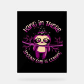 Halloween Luiaard (ver.1) Classic T-shirt Acryl Bord (Voorkant)