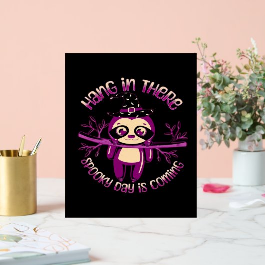 Halloween Luiaard (ver.1) Classic T-shirt Acryl Bord (Huwelijk)