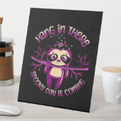 Halloween Luiaard (ver.1) Classic T-shirt Reclamebord Met Voetstuk (Insitu)