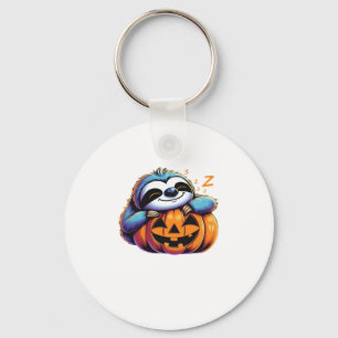 Halloween luiaardliefhebber kostuum essentiële T-s Sleutelhanger
