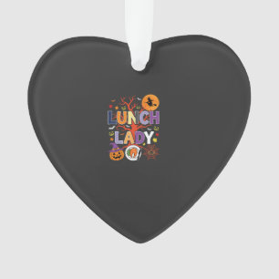 Halloween Lunch Dames Heks Keuken Vector Ornament