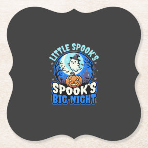 Halloween Maanlicht Baby Geest Kartonnen Onderzetters