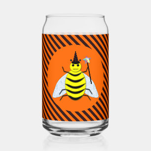 Halloween Magic Bee Witch Orange et Black Stripes