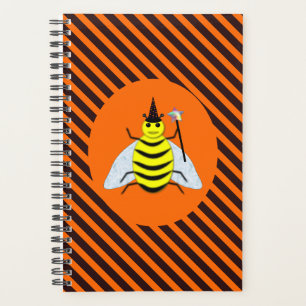 Halloween Magic Bee Witch Orange et Black Stripes