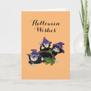 Halloween Magic Cats Kaart