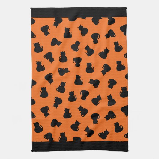 Halloween Magic Cats Theedoek (Verticaal)