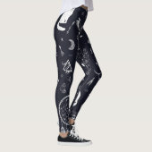 Halloween Magic: Doodle-patroon. Leggings (Rechts)