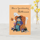 Halloween Magic Kaart (Gele Bloem)
