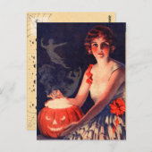  Halloween Magic Pumpkin Briefkaart (Voorkant / Achterkant)